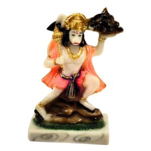 Lord Hanuman idol Sculpture Statue for Home Decor (Marble) - 6 Inch - Image 2