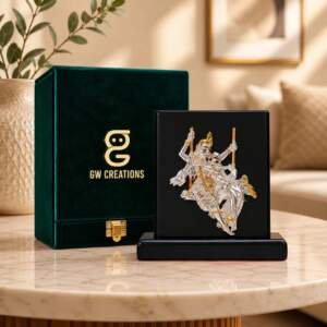 Radha Krishna Multicolor resin gift idol - view 1 | GW Creations