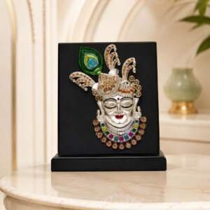 Krishna Silver resin gift idol - view 2 | GW Creations