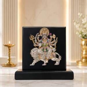 Sherawali Mata Black And Red resin gift idol - view 9 | GW Creations