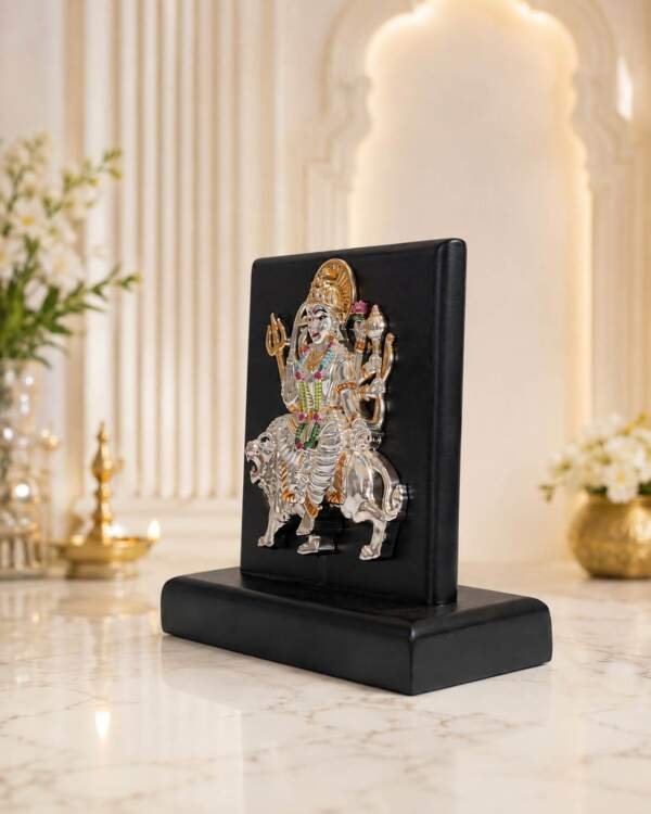 Sherawali Mata Multicolor resin gift idol - view 2 | GW Creations