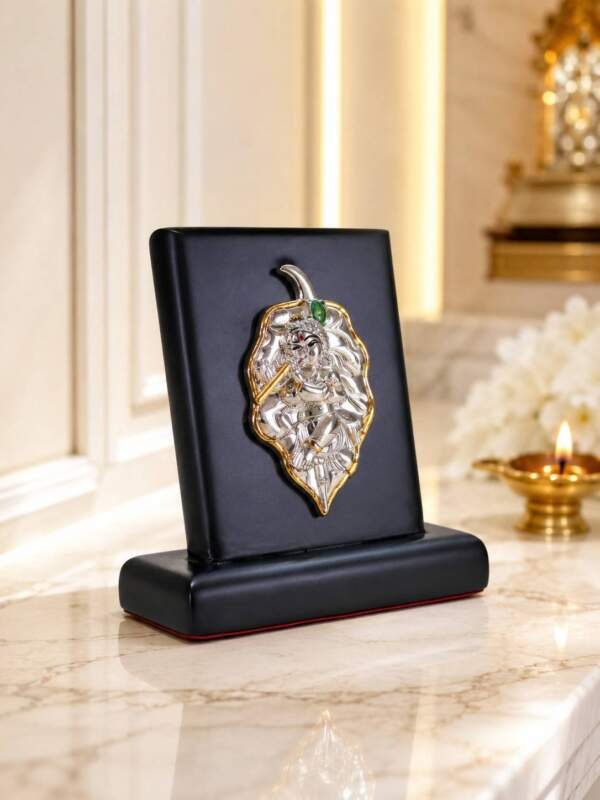 Krishna Gold resin gift idol - view 2 | GW Creations