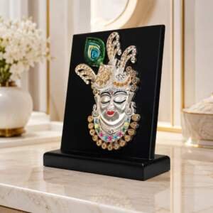 Krishna Multicolor resin gift idol - view 2 | GW Creations