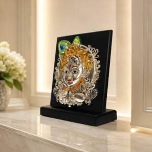 Baby Krishna Multicolor resin gift idol - view 2 | GW Creations