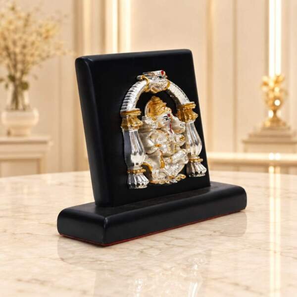 Ganesh Gold resin gift idol - view 2 | GW Creations