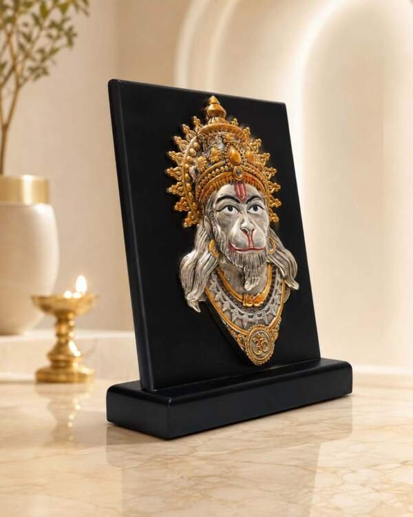 Hanuman Multicolor resin gift idol - view 2 | GW Creations