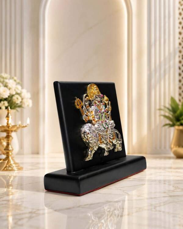 Sherawali Mata Black And Red resin gift idol - view 7 | GW Creations