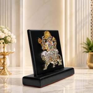 Sherawali Mata Multicolor resin gift idol - view 3 | GW Creations