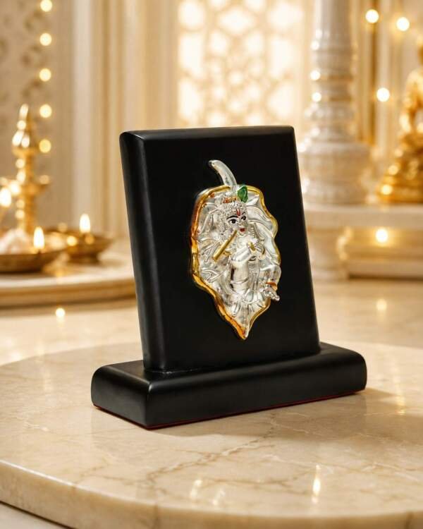Krishna Multicolor resin gift idol - view 3 | GW Creations