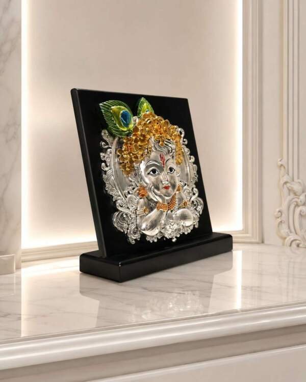 Baby Krishna Gold resin gift idol - view 3 | GW Creations