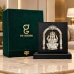 Ganesh Gold resin gift idol - view 1 | GW Creations