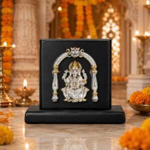 Ganesh Gold resin gift idol - view 4 | GW Creations