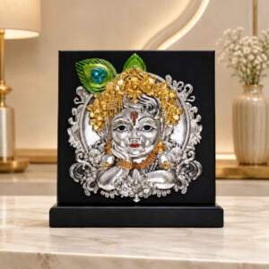 Baby Krishna Multicolor resin gift idol - view 4 | GW Creations