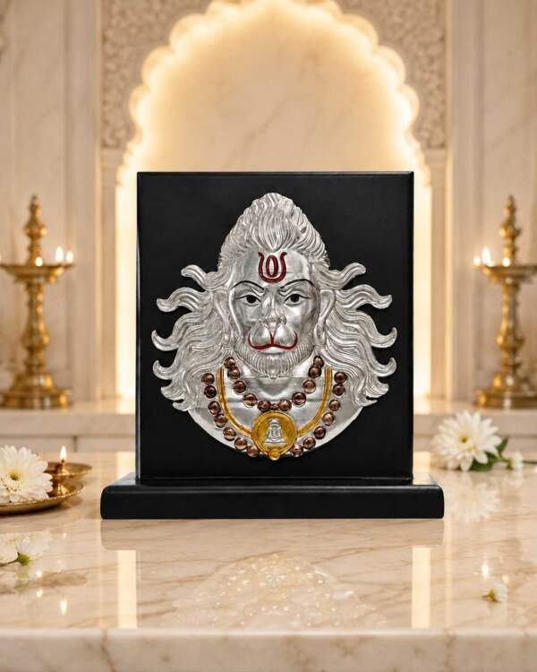 Hanuman Face Black resin gift idol - view 4 | GW Creations