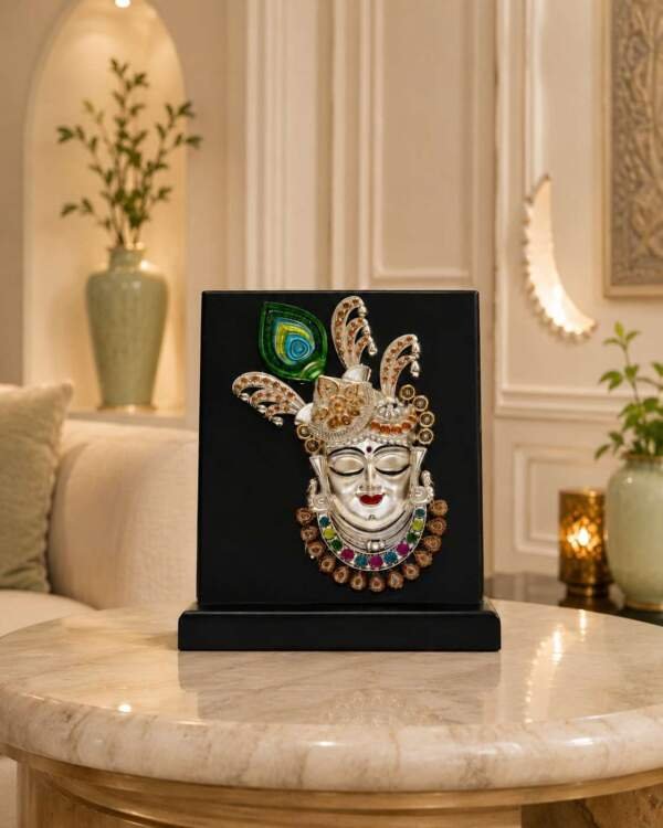 Krishna Multicolor resin gift idol - view 4 | GW Creations