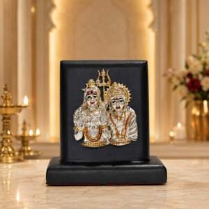 Shiv Parivar Multicolor resin gift idol - view 4 | GW Creations