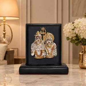 Shiv Parivar Multicolor resin gift idol - view 9 | GW Creations