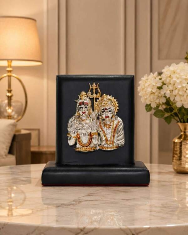 Shiv Parivar Multicolor resin gift idol - view 9 | GW Creations