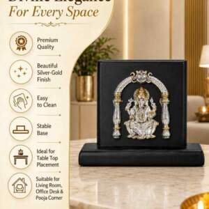 Ganesh Multicolor resin gift idol - view 5 | GW Creations