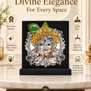 Baby Krishna Multicolor resin gift idol - view 5 | GW Creations