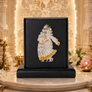 Radha Krishna Multicolor resin gift idol - view 4 | GW Creations