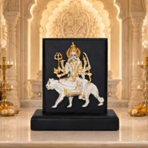 Durga Mata Gold resin gift idol - view 3 | GW Creations