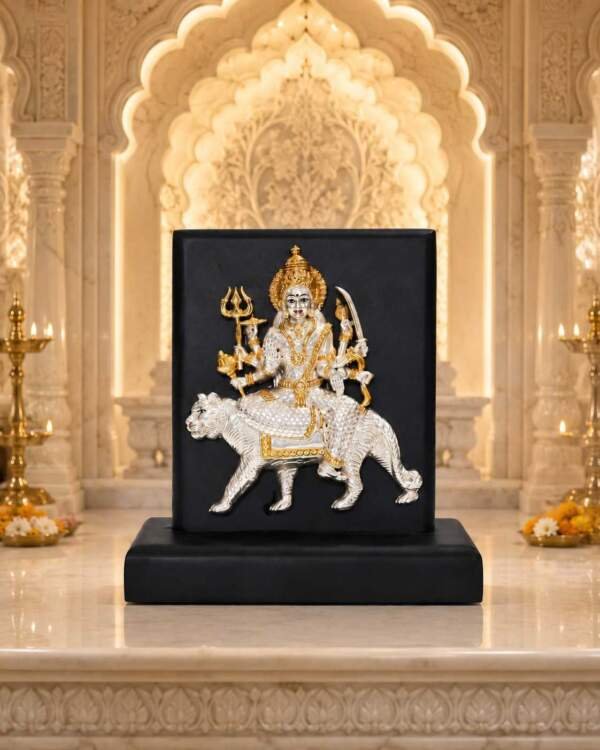 Durga Mata Gold resin gift idol - view 3 | GW Creations