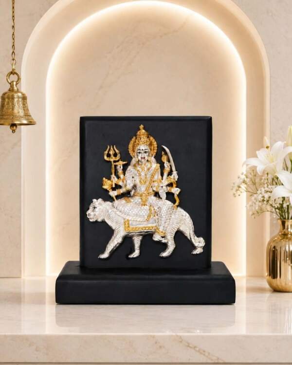 Durga Mata Multicolor resin gift idol - view 3 | GW Creations