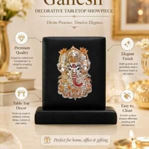 Ganesh Multicolor resin gift idol - view 6 | GW Creations