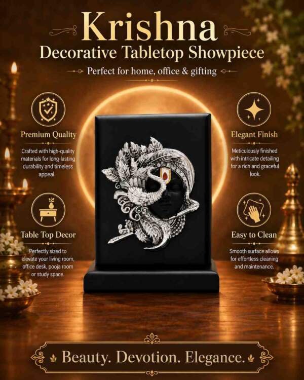Krishna resin gift idol - view 6 | GW Creations