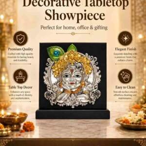 Baby Krishna Gold resin gift idol - view 7 | GW Creations