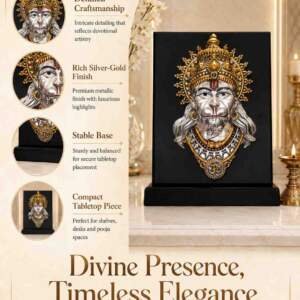 Hanuman Multicolor resin gift idol - view 6 | GW Creations