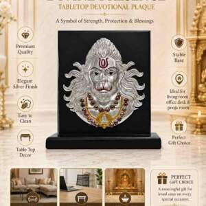 Hanuman Face Multicolor resin gift idol - view 5 | GW Creations