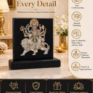 Sherawali Mata Multicolor resin gift idol - view 7 | GW Creations