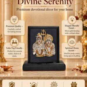 Shiv Parivar Multicolor resin gift idol - view 6 | GW Creations
