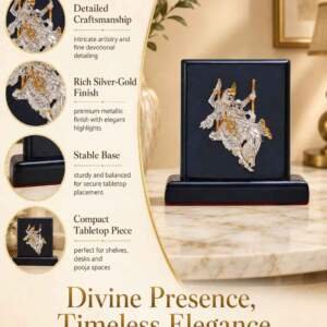 Radha Krishna Gold resin gift idol - view 5 | GW Creations