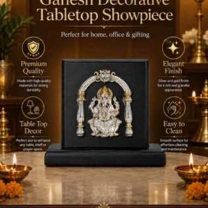 Ganesh Gold resin gift idol - view 7 | GW Creations