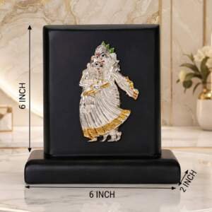 Radha Krishna Multicolor resin gift idol - view 9 | GW Creations
