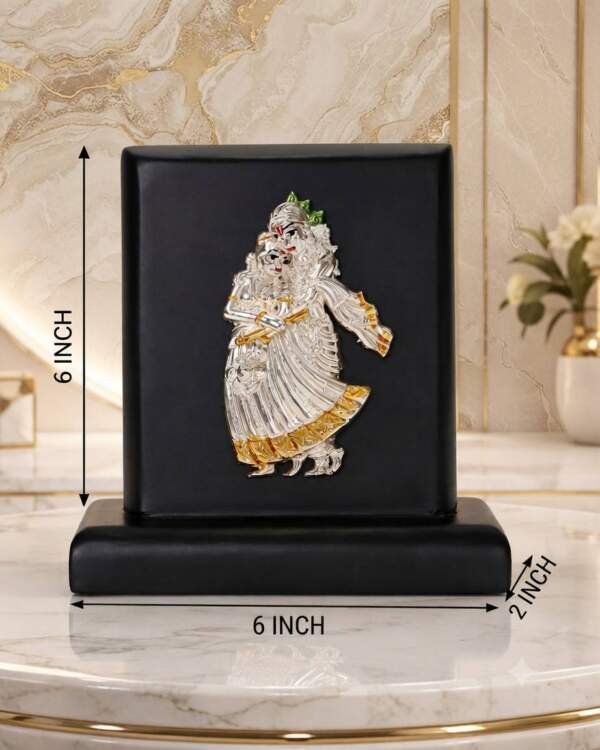 Radha Krishna Multicolor resin gift idol - view 9 | GW Creations