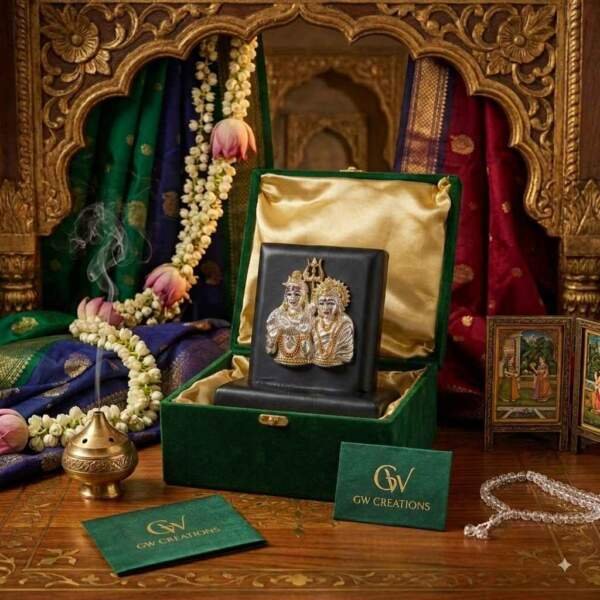 Shiv Parivar Multicolor resin gift idol - view 8 | GW Creations