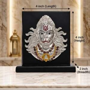 Hanuman Face Silver resin gift idol - view 8 | GW Creations