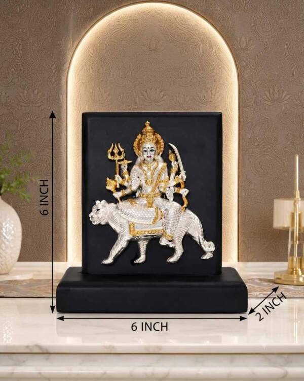 Durga Mata Multicolor resin gift idol - view 7 | GW Creations