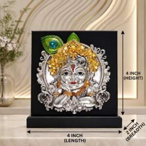 Baby Krishna Gold resin gift idol - view 9 | GW Creations