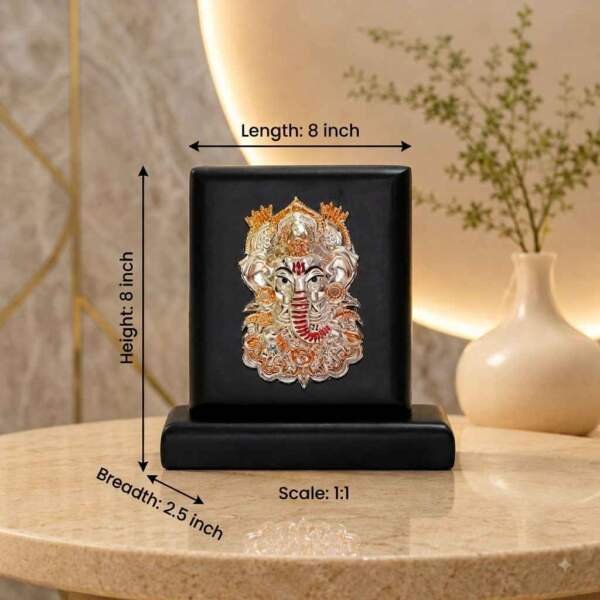 Ganesh Multicolor resin gift idol - view 7 | GW Creations