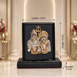 Shiv Parivar Multicolor resin gift idol - view 9 | GW Creations