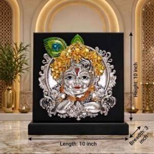 Baby Krishna Multicolor resin gift idol - view 9 | GW Creations