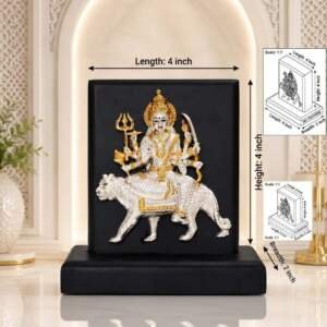 Durga Mata Multicolor resin gift idol - view 2 | GW Creations