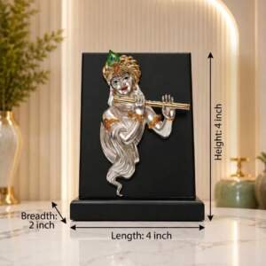 Flute Krishna Multicolor resin gift idol - view 8 | GW Creations