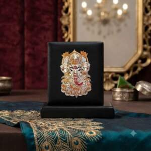 Ganesh Black resin gift idol - view 7 | GW Creations