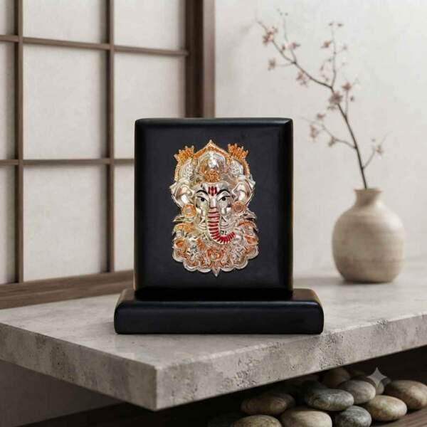 Ganesh Multicolor resin gift idol - view 8 | GW Creations